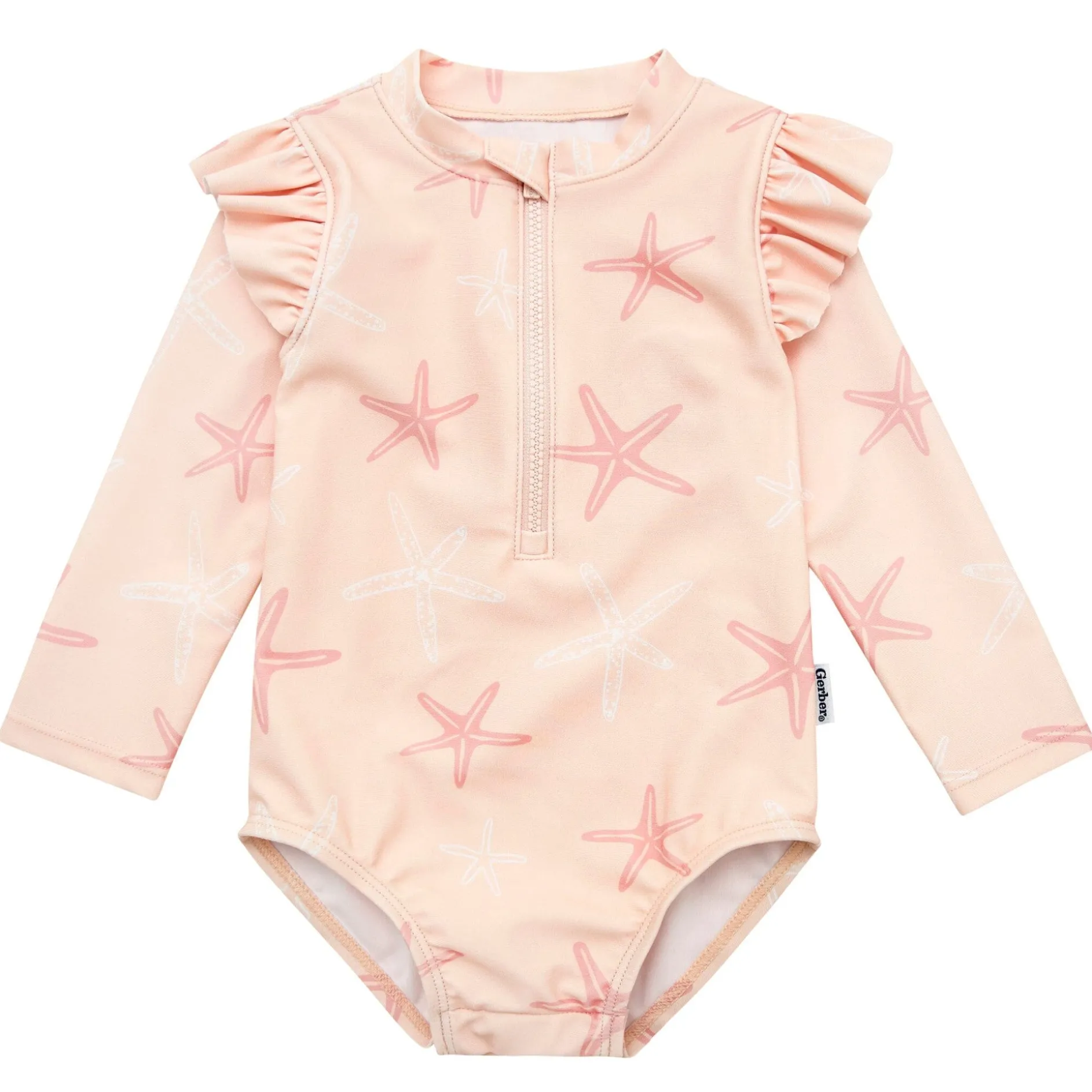 Baby Girls UPF 50+ Starfish Rash Guard