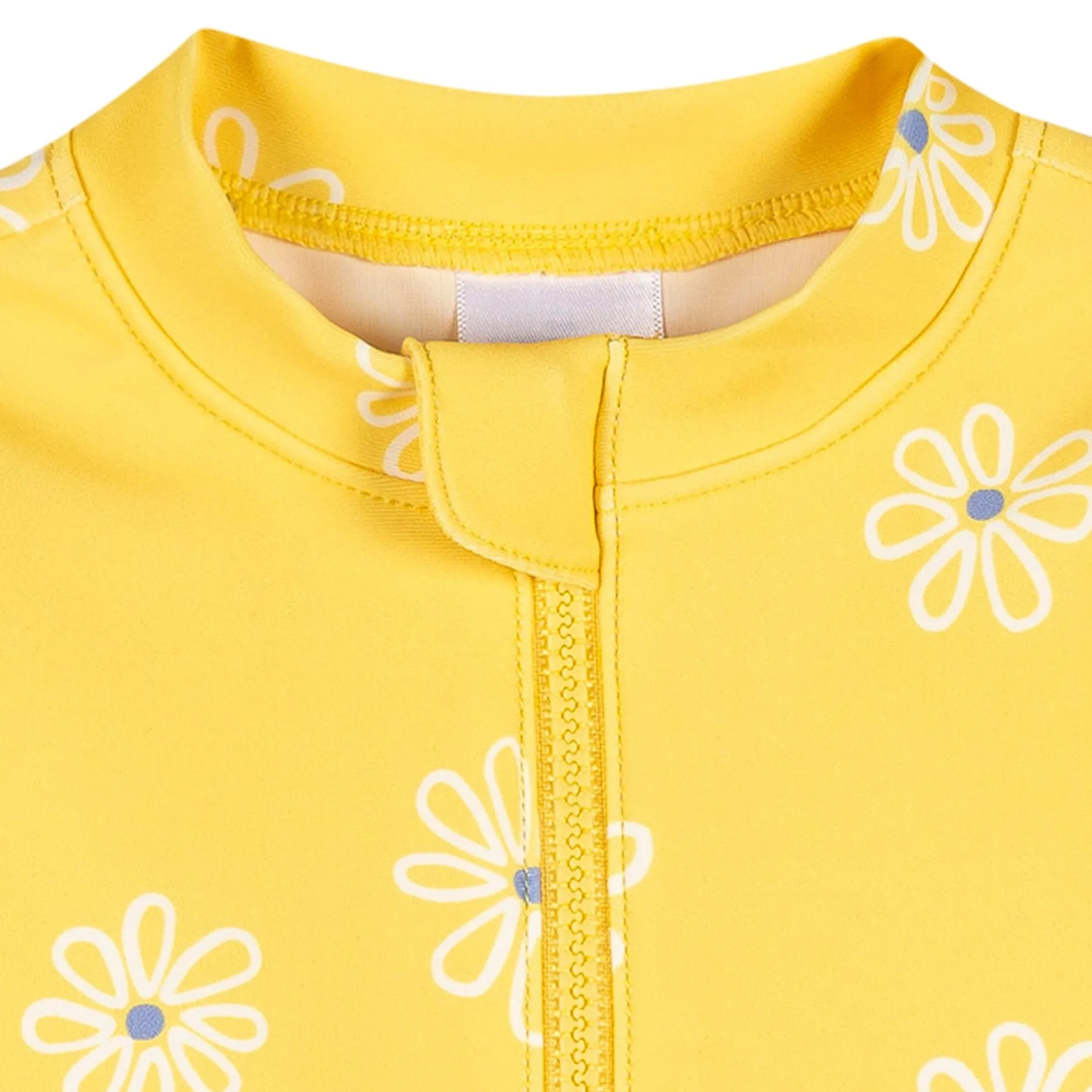 Baby Girls UPF 50+ Yellow Daisies Rash Guard