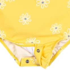 Baby Girls UPF 50+ Yellow Daisies Rash Guard