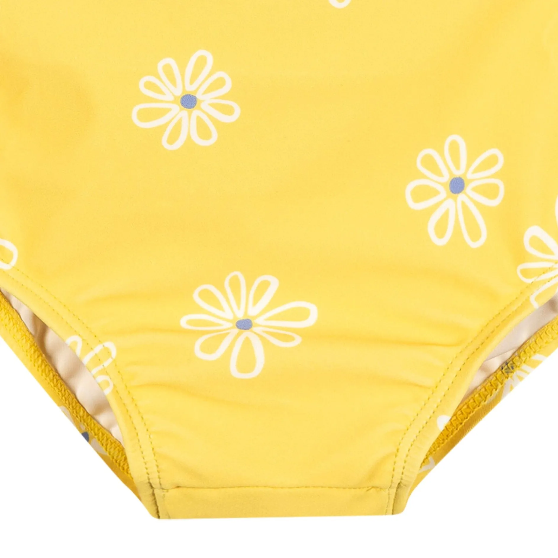 Baby Girls UPF 50+ Yellow Daisies Rash Guard