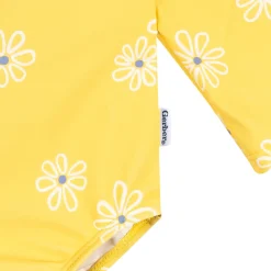 Baby Girls UPF 50+ Yellow Daisies Rash Guard