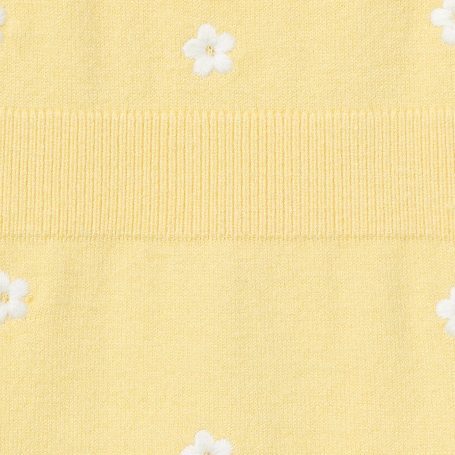 Baby Girls Yellow Floral Jersey Sunsuit Viscose Romper