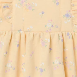 Baby Girls Yellow Floral Romper