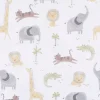 Baby Neutral Animal Geo Crib Sheet