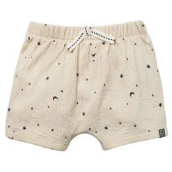 Baby Neutral Beige Moon & Stars Harem Shorts