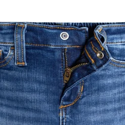 Baby Neutral Blue Straight Fit Denim Jeans With Elastic Back