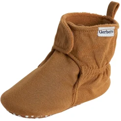 Baby Neutral Brown Soft Booties
