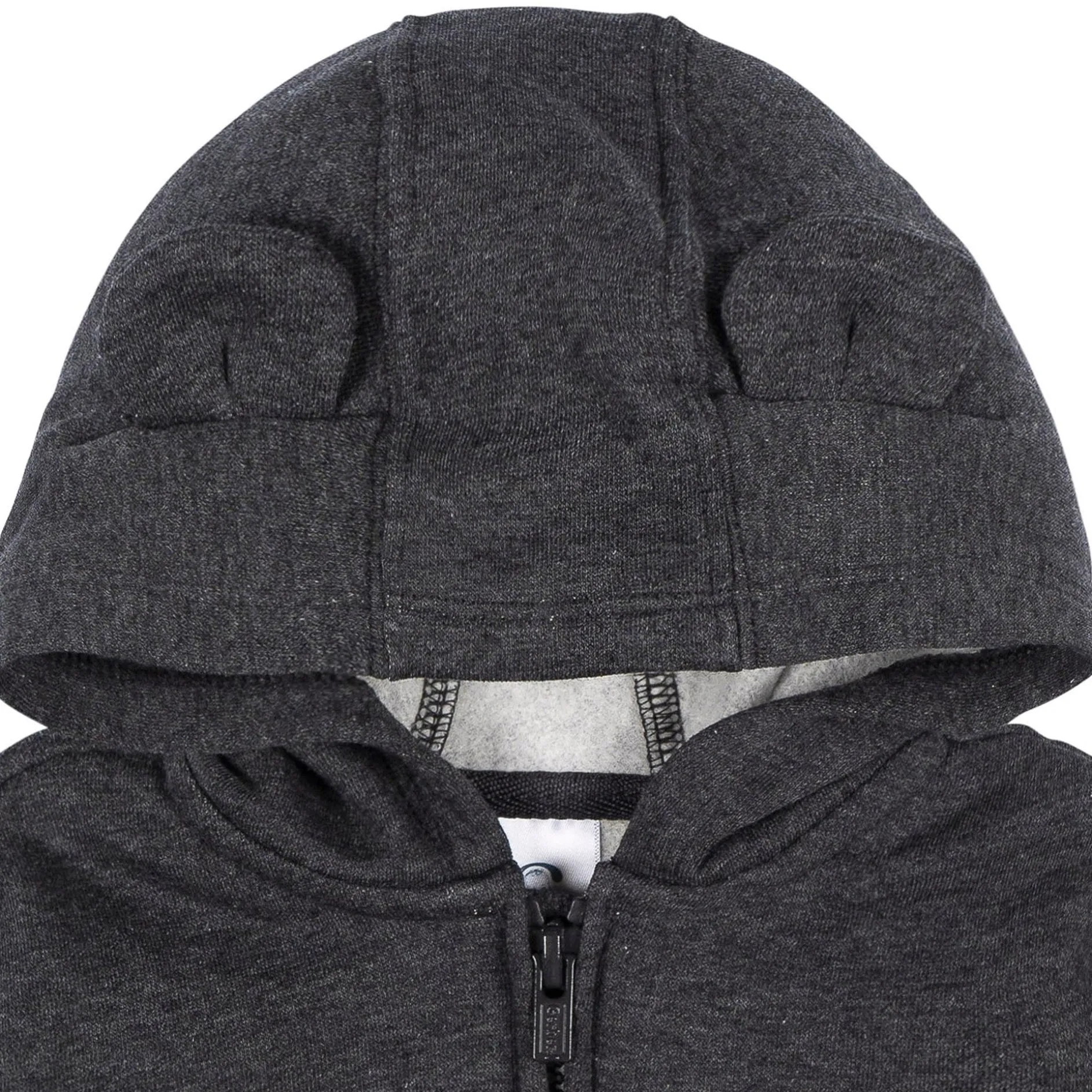 Baby Neutral Charcoal Heather Zip Front Sweatshirt