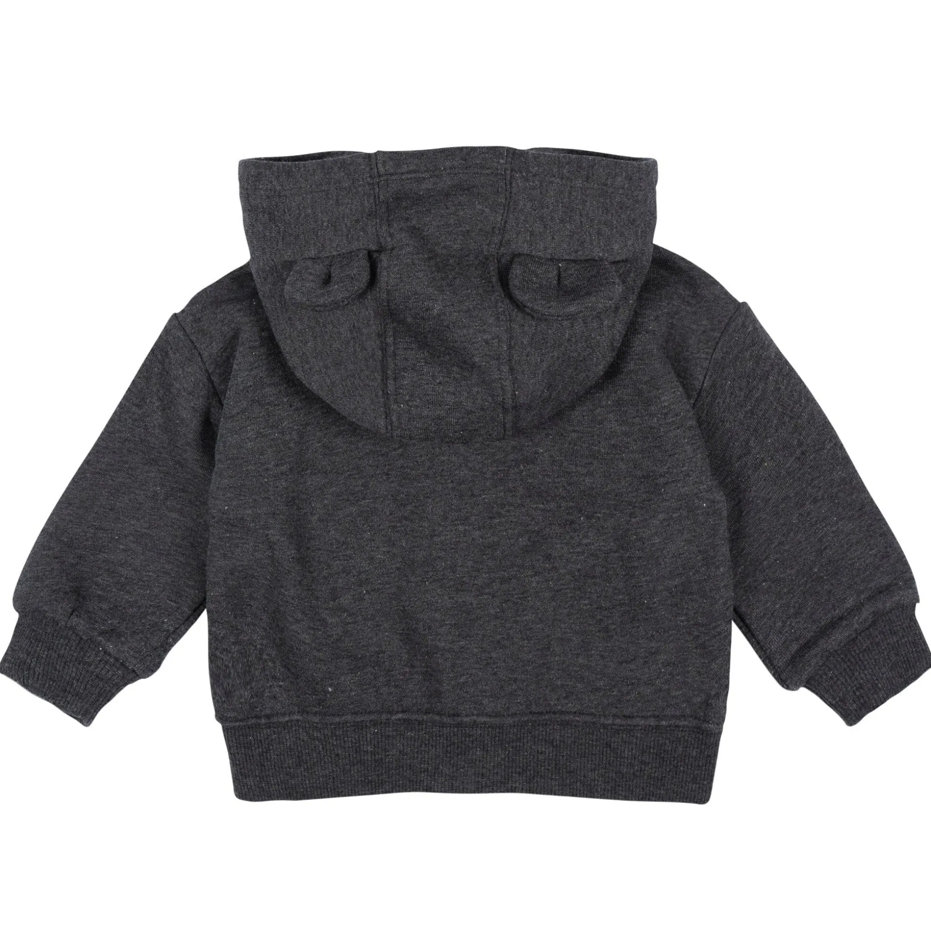 Baby Neutral Charcoal Heather Zip Front Sweatshirt