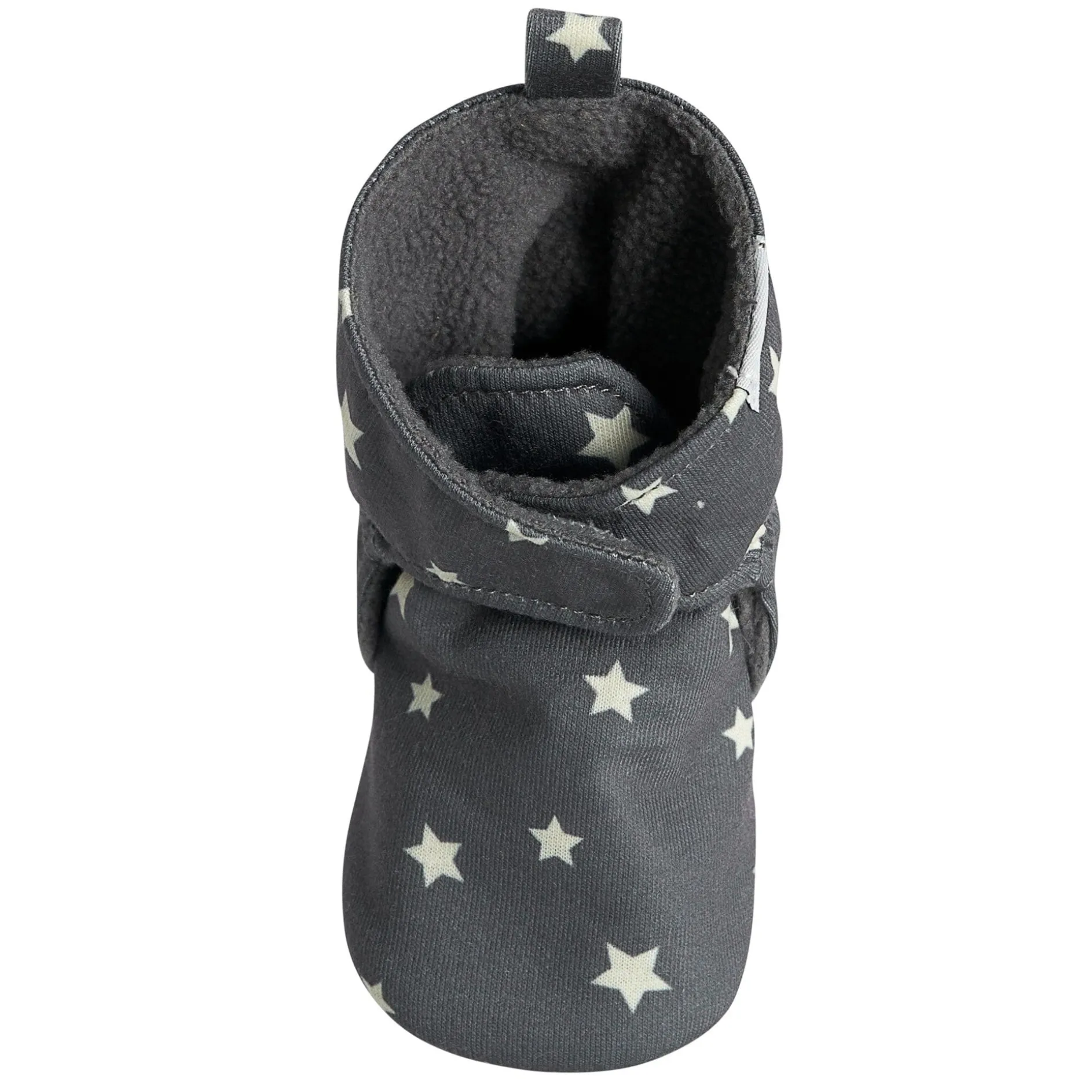 Baby Neutral Gray Stars Soft Booties