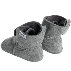 Baby Neutral Heather Gray Soft Booties