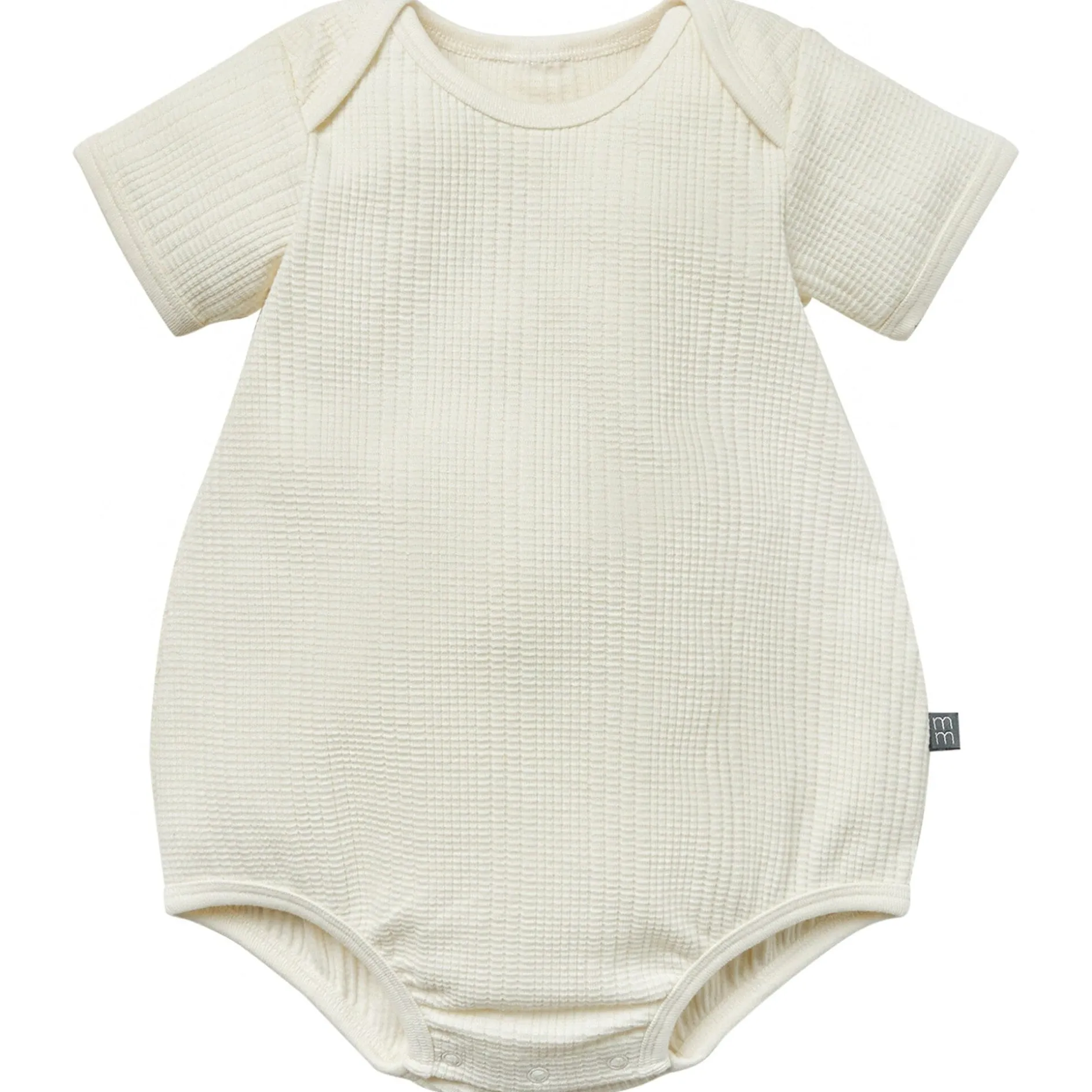 Baby Neutral Ivory Dumpling Romper