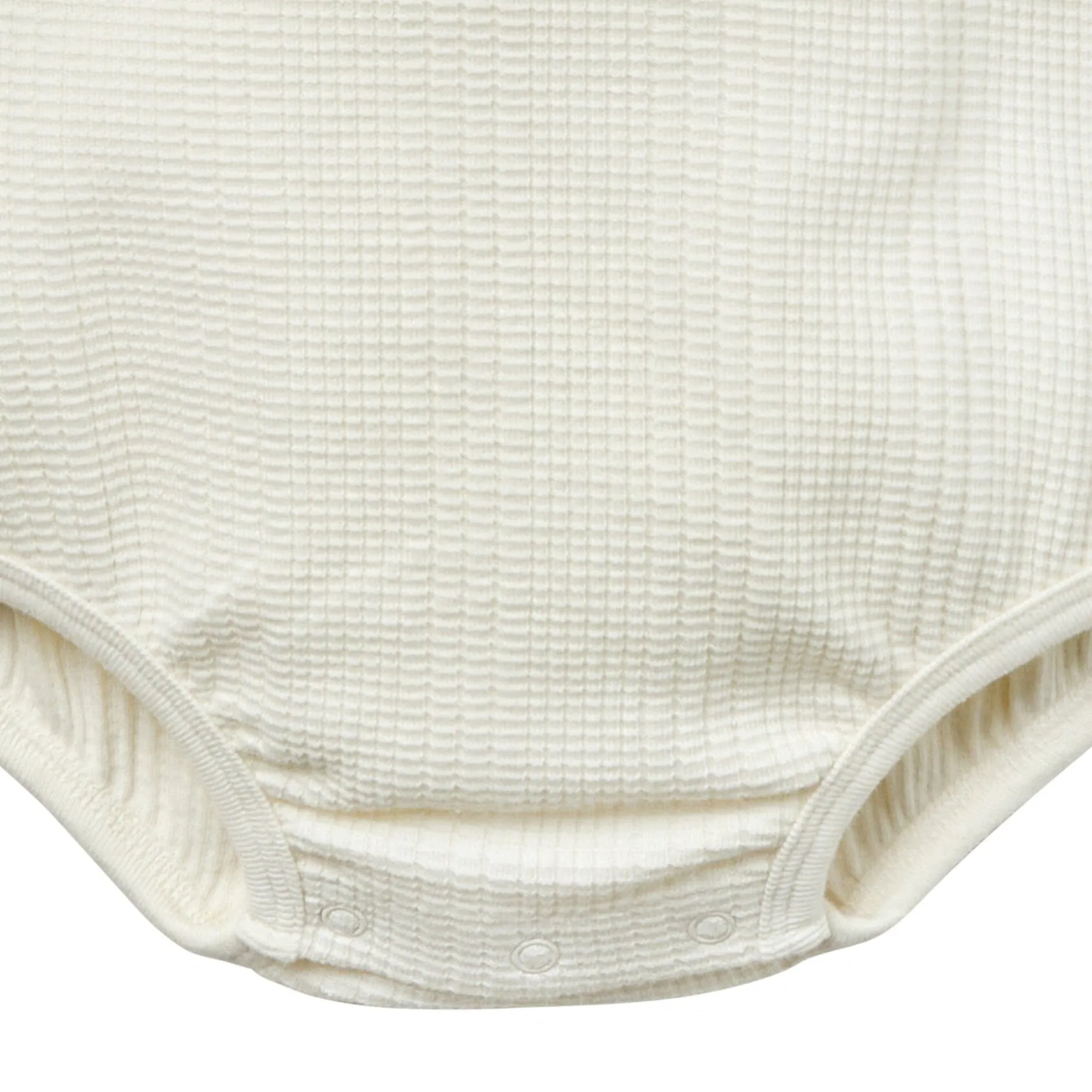 Baby Neutral Ivory Dumpling Romper