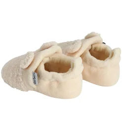 Baby Neutral Ivory Sherpa Booties