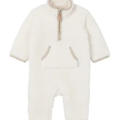 Baby Neutral Ivory Sherpa Romper