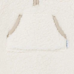 Baby Neutral Ivory Sherpa Romper