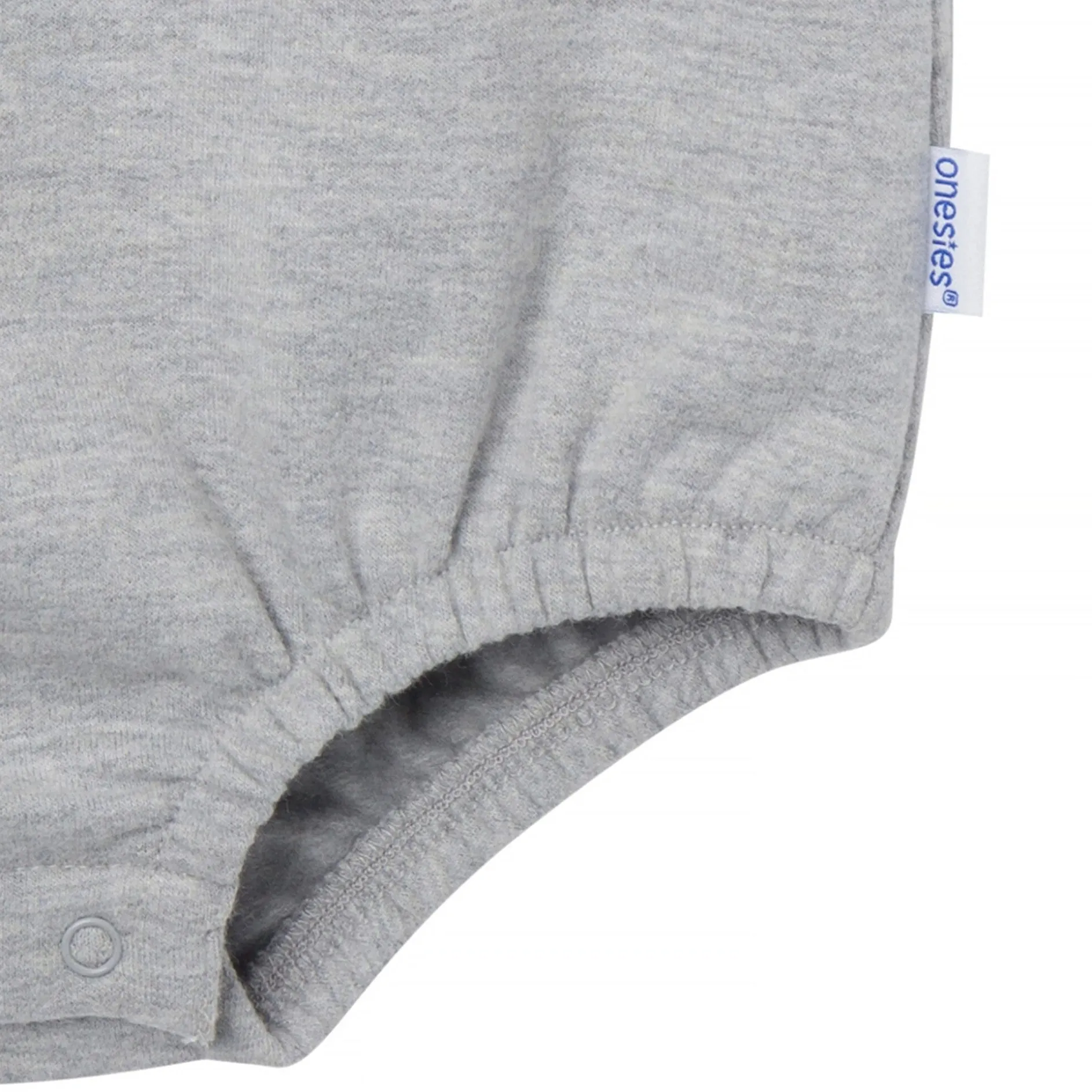 Baby Neutral Little and Loud Sweatshirt Bubble Romper