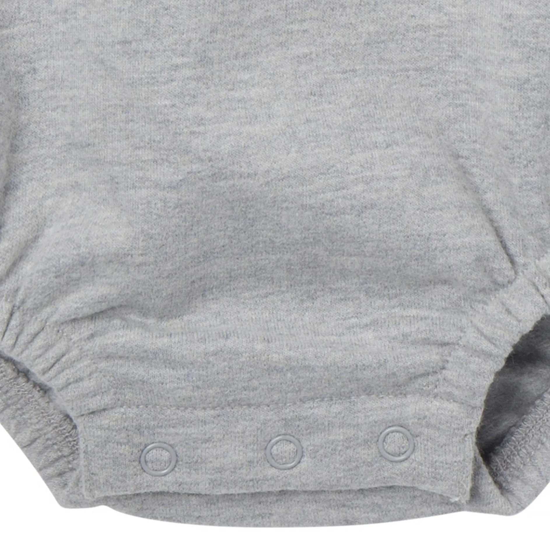 Baby Neutral Little and Loud Sweatshirt Bubble Romper