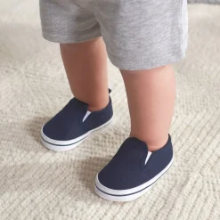Baby Neutral Navy Slip-On Sneaker