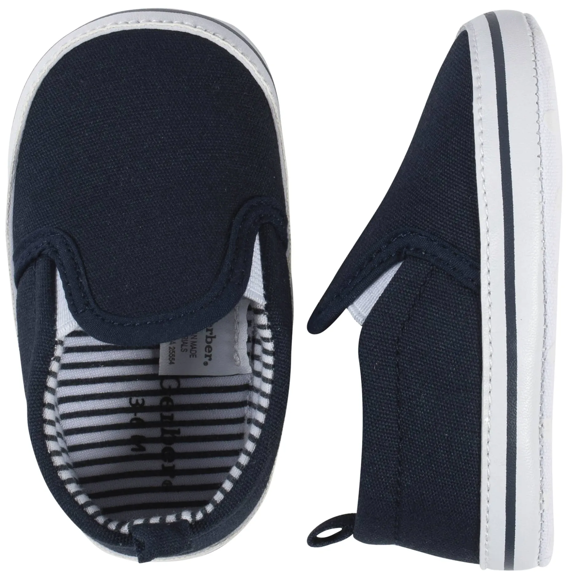 Baby Neutral Navy Slip-On Sneaker