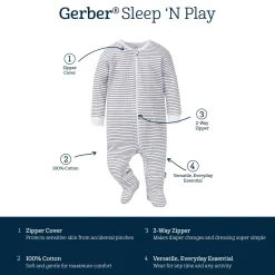 Baby Neutral Red Fair Isle Sleep 'N Play