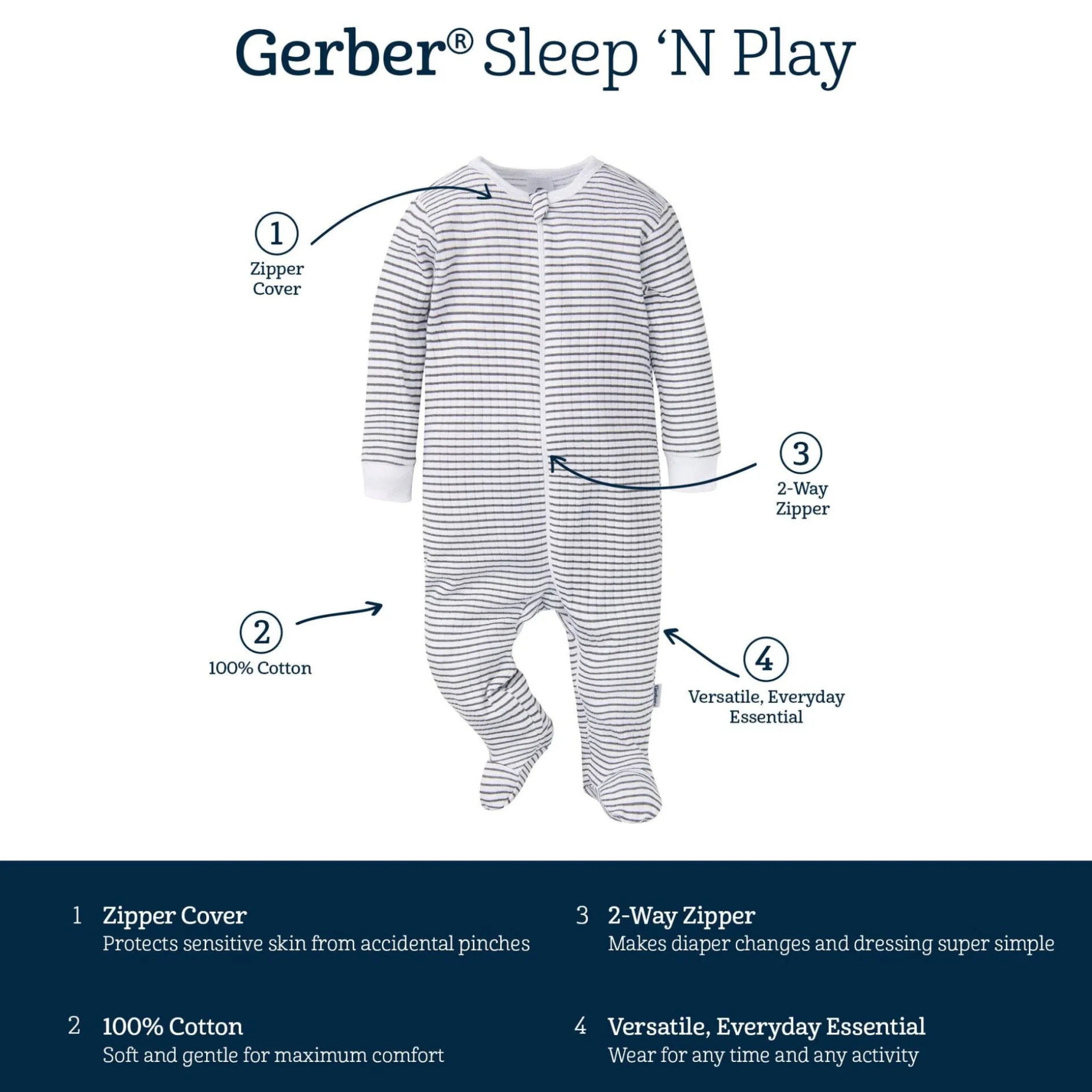 Baby Neutral Red Fair Isle Sleep 'N Play