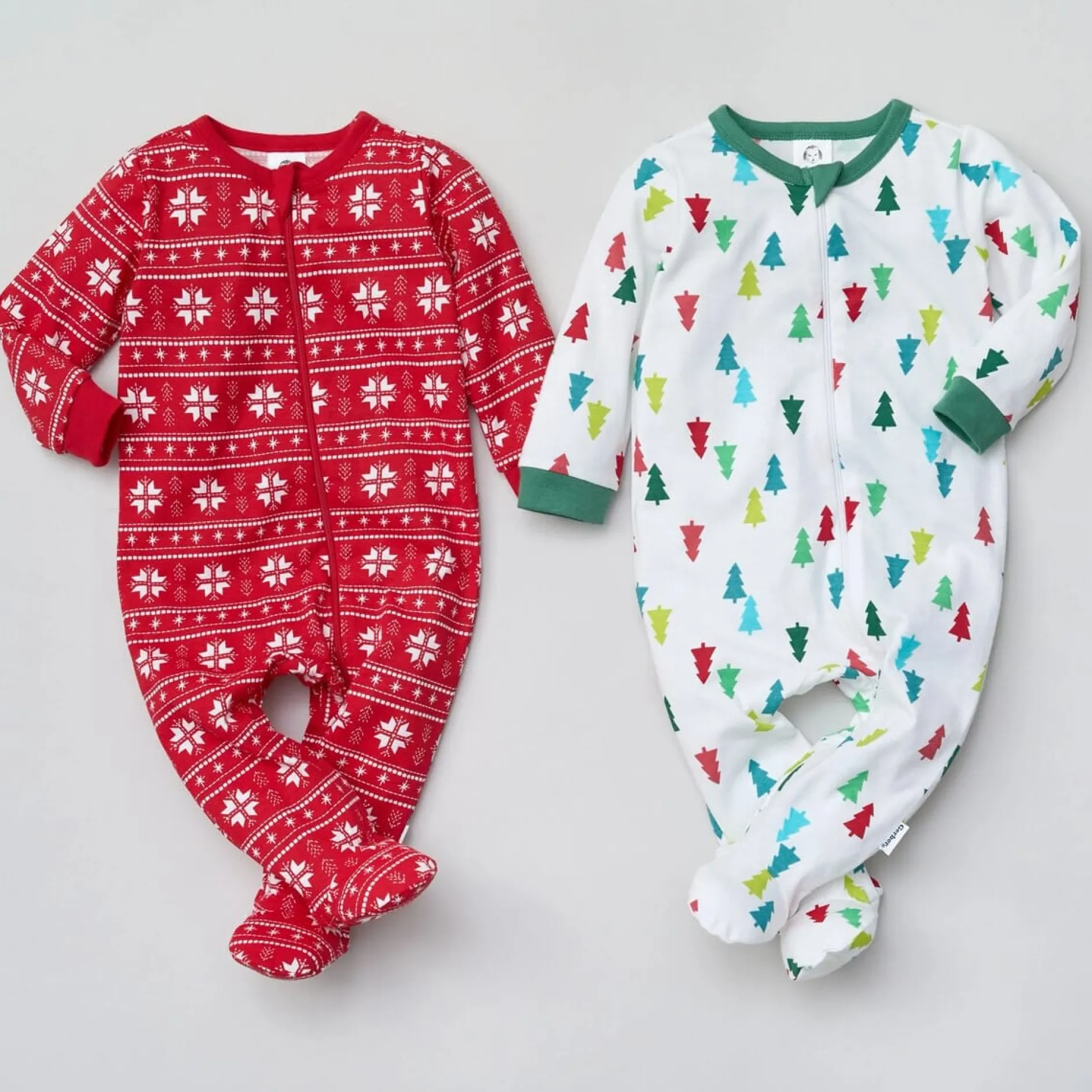 Baby Neutral Red Fair Isle Sleep 'N Play