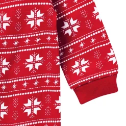Baby Neutral Red Fair Isle Sleep 'N Play