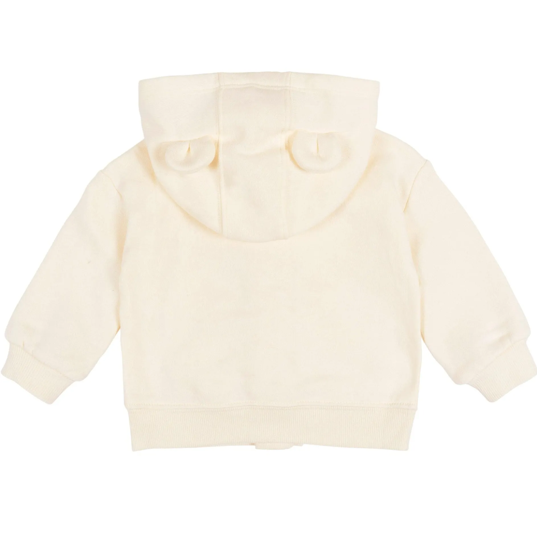 Baby Neutral Soft Beige Zip Front Sweatshirt