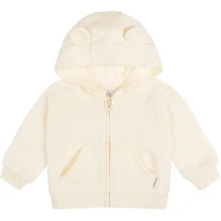 Baby Neutral Soft Beige Zip Front Sweatshirt