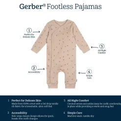 Baby Neutral Suns Footless Pajamas