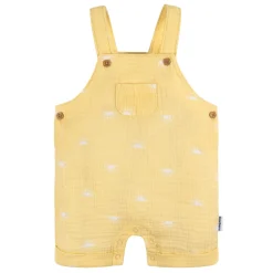 Baby 2-Piece Cotton Gauze Sunrise Overall Romper with T-Shirt Set