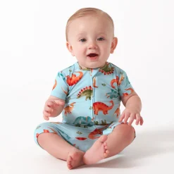 Baby Snugosaurous Buttery Soft Viscose Made from Eucalyptus Snug Fit Romper