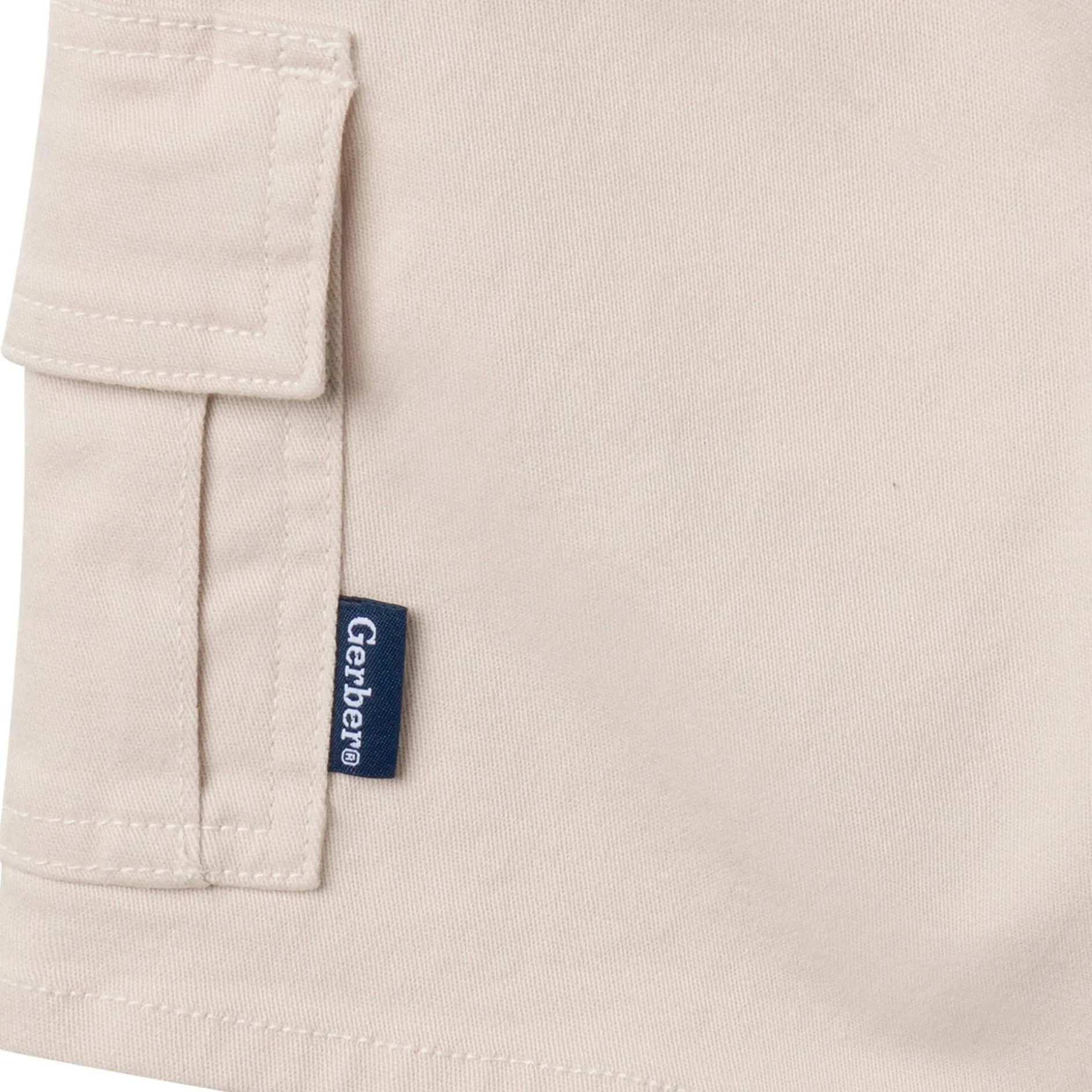 Baby & Toddler Boys Tan Twill Cargo Shorts