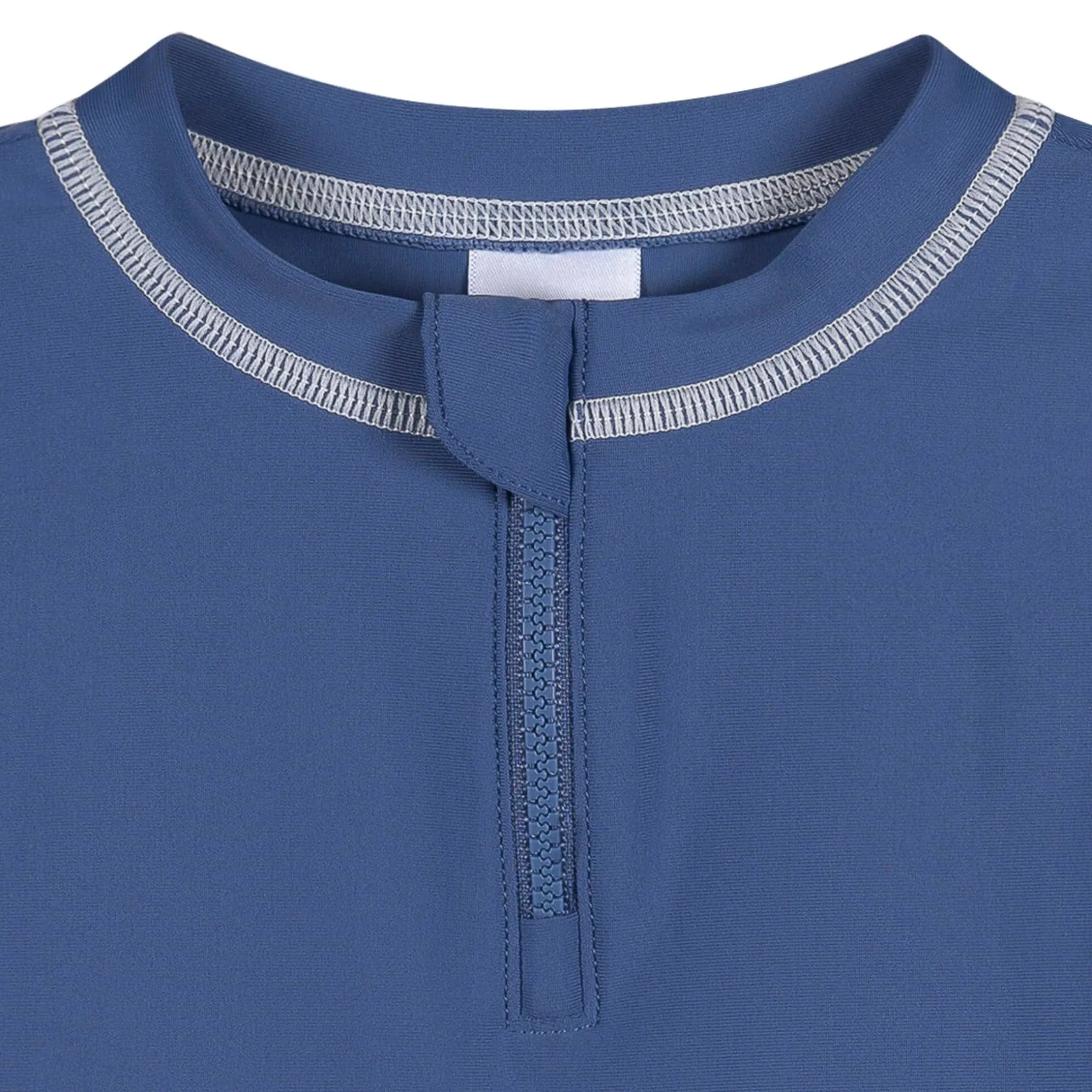 Baby & Toddler Boys UPF 50+ Blue Half Zip Rash Guard