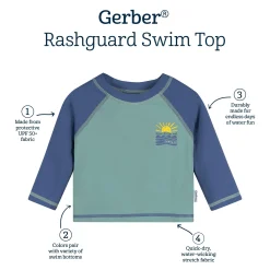 Baby & Toddler Boys UPF 50+ Wave Chasers Club Rash Guard