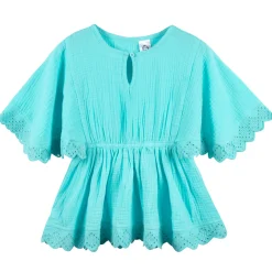 Baby & Toddler Girls Aqua Gauze Kaftan Swim Coverup