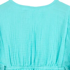 Baby & Toddler Girls Aqua Gauze Kaftan Swim Coverup