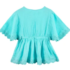 Baby & Toddler Girls Aqua Gauze Kaftan Swim Coverup