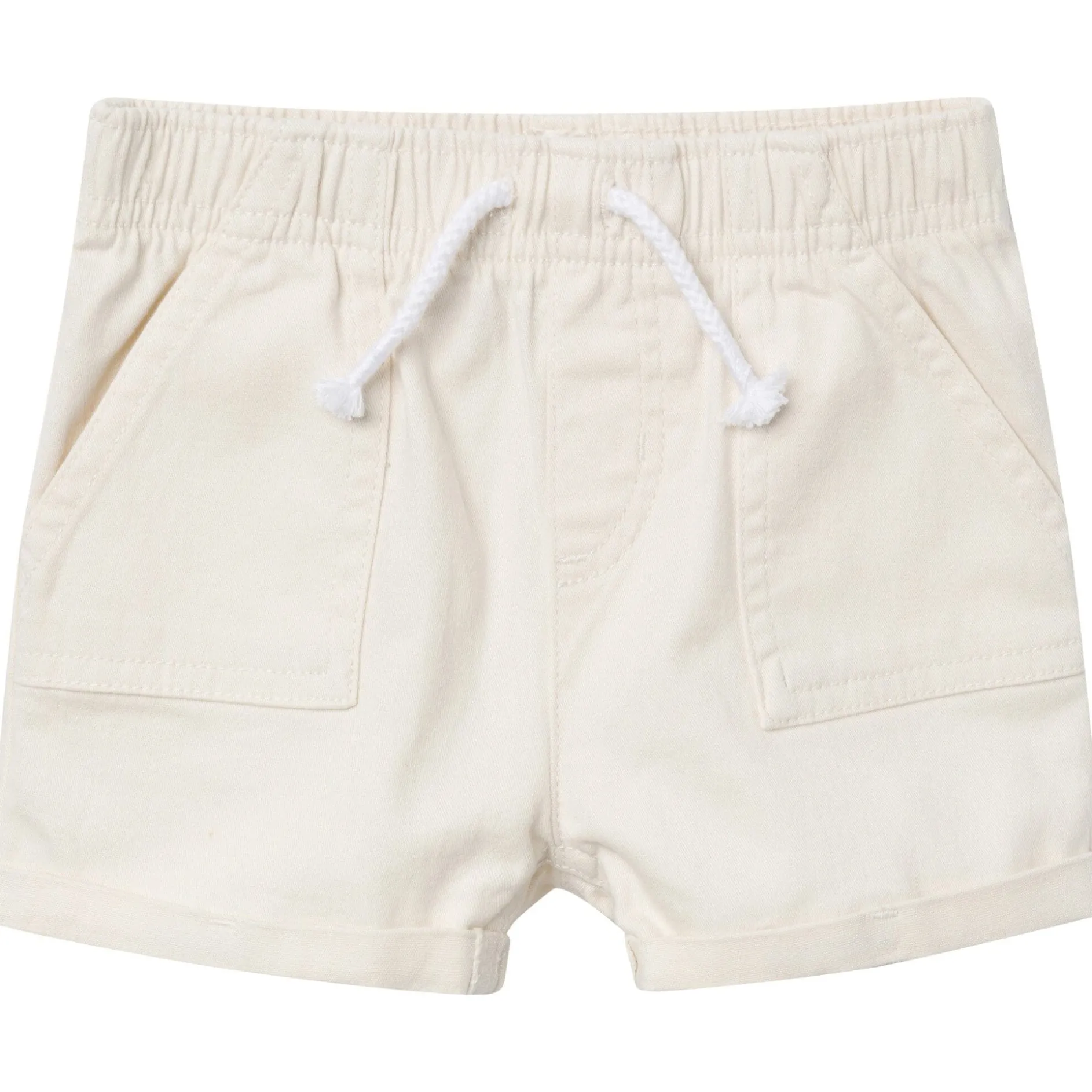 Baby & Toddler Girls Light Tan Stretch Twill Shorts