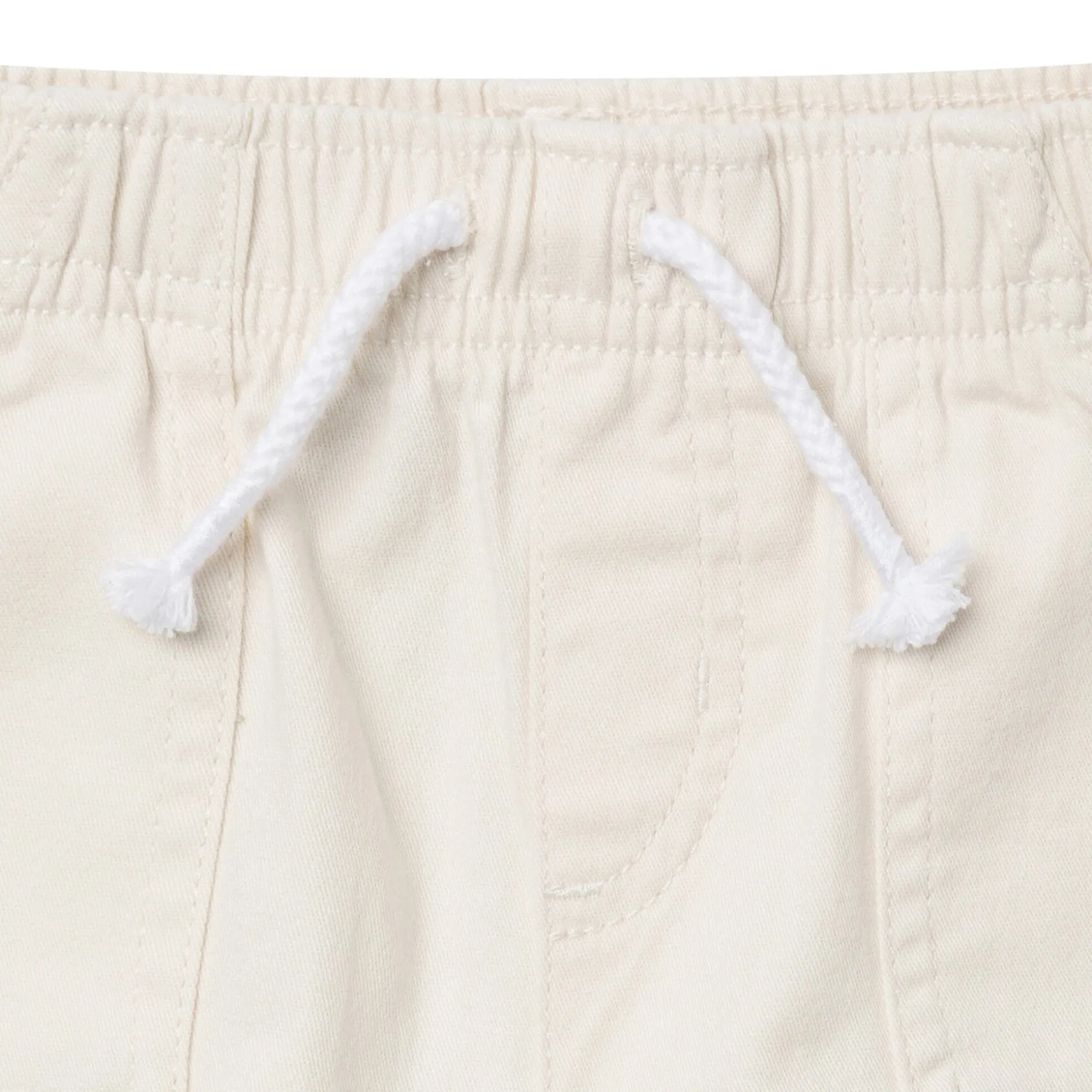 Baby & Toddler Girls Light Tan Stretch Twill Shorts