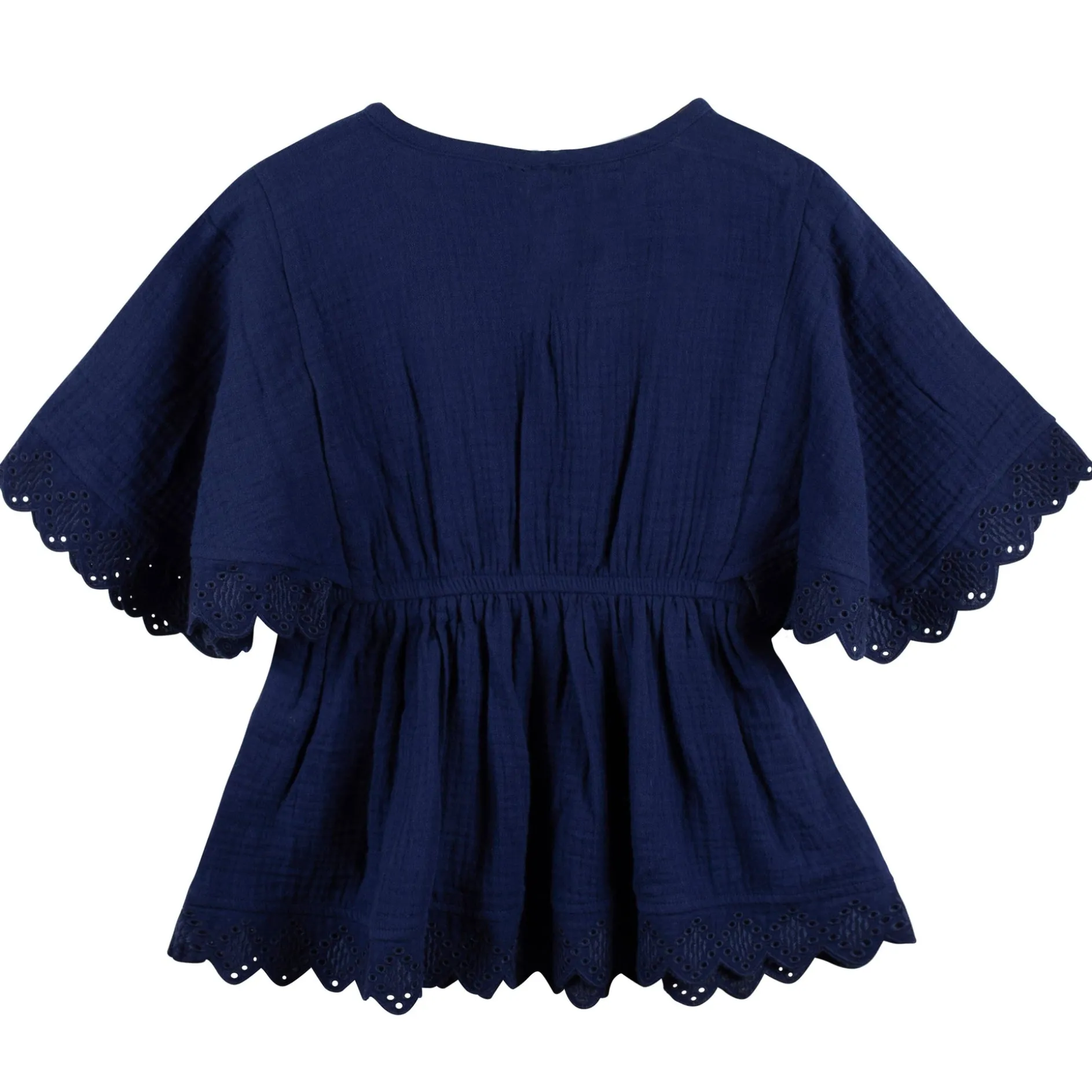 Baby & Toddler Girls Navy Gauze Kaftan Swim Coverup