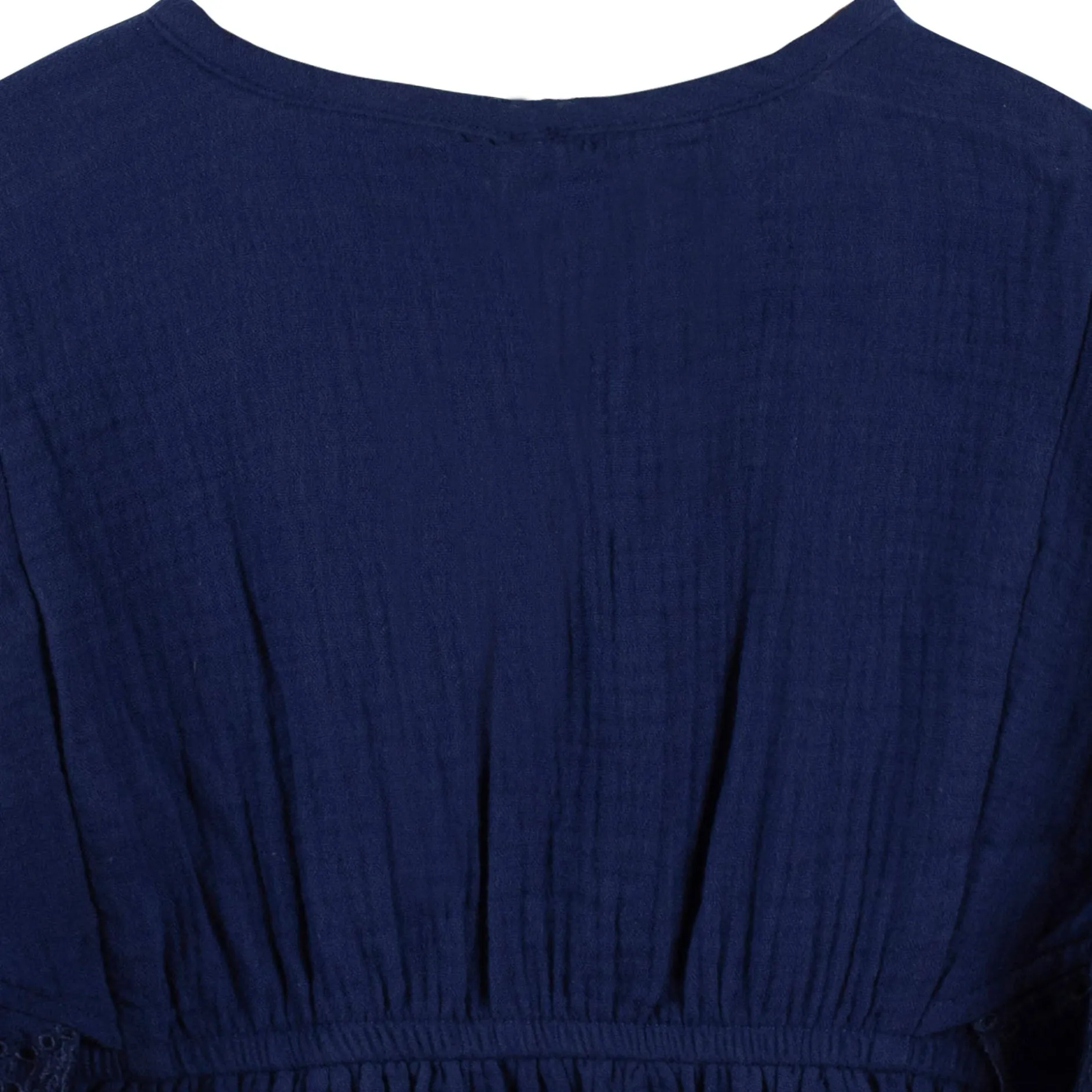Baby & Toddler Girls Navy Gauze Kaftan Swim Coverup