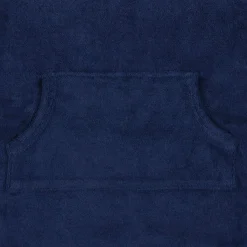 Baby & Toddler Girls Navy Hooded Kangaroo Pocket Terry Coverup