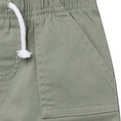 Baby & Toddler Girls Olive Stretch Twill Shorts