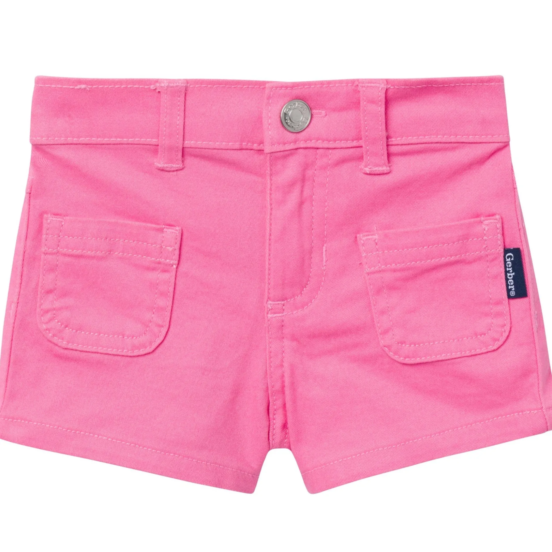 Baby & Toddler Girls Pink Twill Shorts