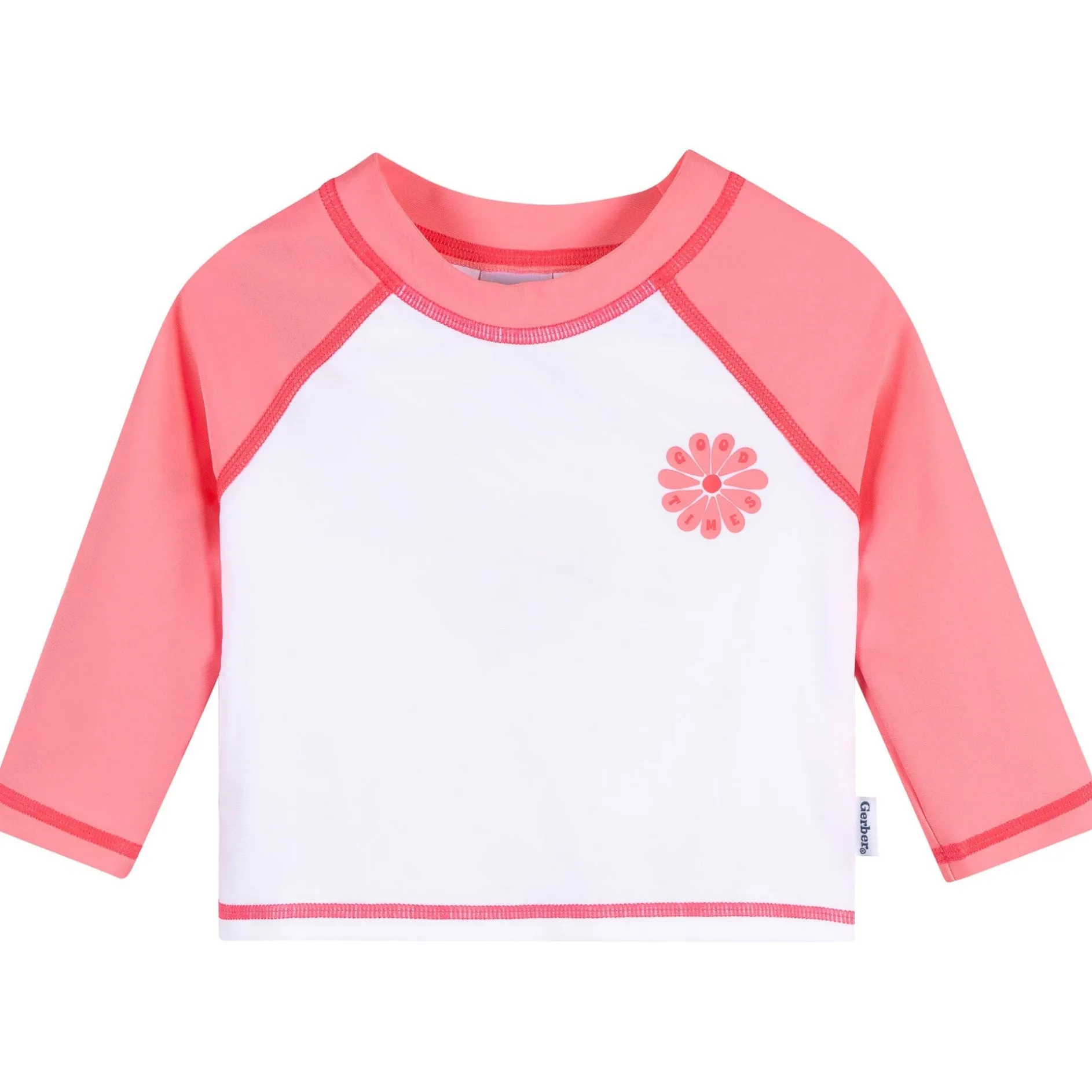 Baby & Toddler Girls UPF 50+ Pink Daisy Rash Guard