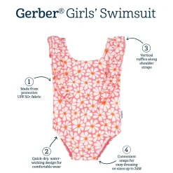 Baby & Toddler Girls UPF 50+ Retro Daisies One-Piece Swimsuit