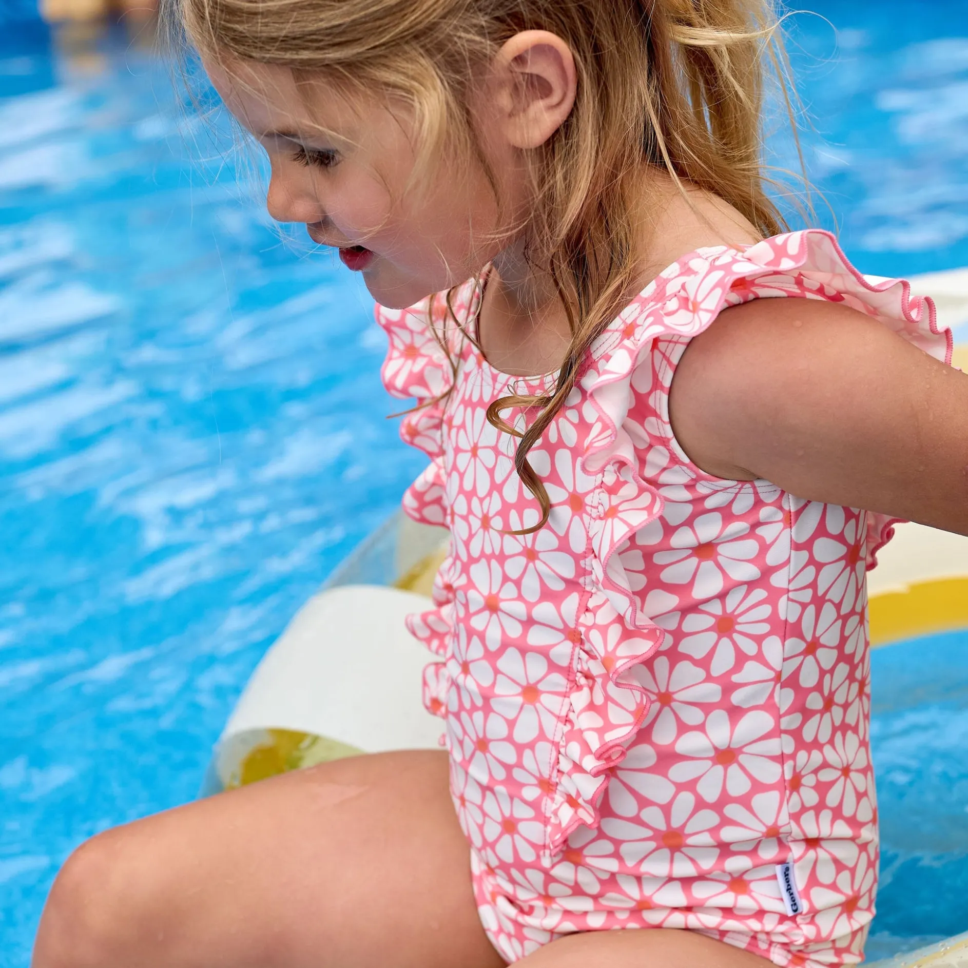 Baby & Toddler Girls UPF 50+ Retro Daisies One-Piece Swimsuit