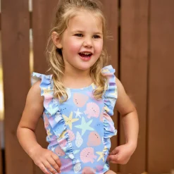 Baby & Toddler Girls UPF 50+ Seashells One-Piece Swimsuit